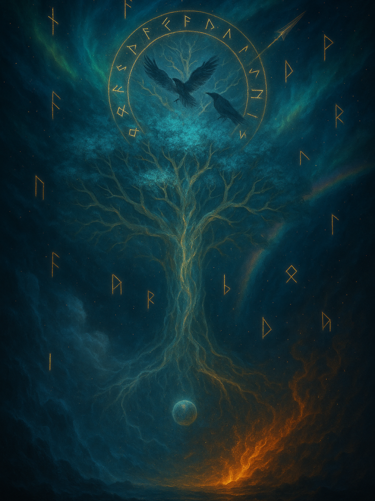 Hand mit geöffnetem Buch, Kerze und Teetasse im warmen Licht – Symbol für gelebte Resonanzpraxis, Achtsamkeit und Frequenz im Alltag.